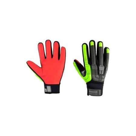 Honeywell North Rig Dog™ 43-622BY/7S Impact Resistant Gloves, ANSI A6 Cut, Thermal Liner, Size 7 43-622BY/7S